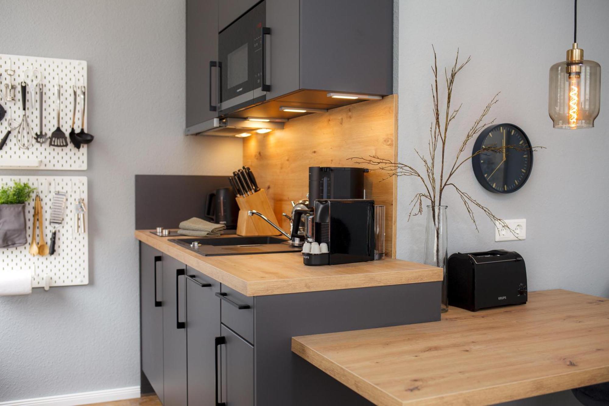 Ferienwohnung Villa Central - Luettje Nuest บอร์คุม ภายนอก รูปภาพ