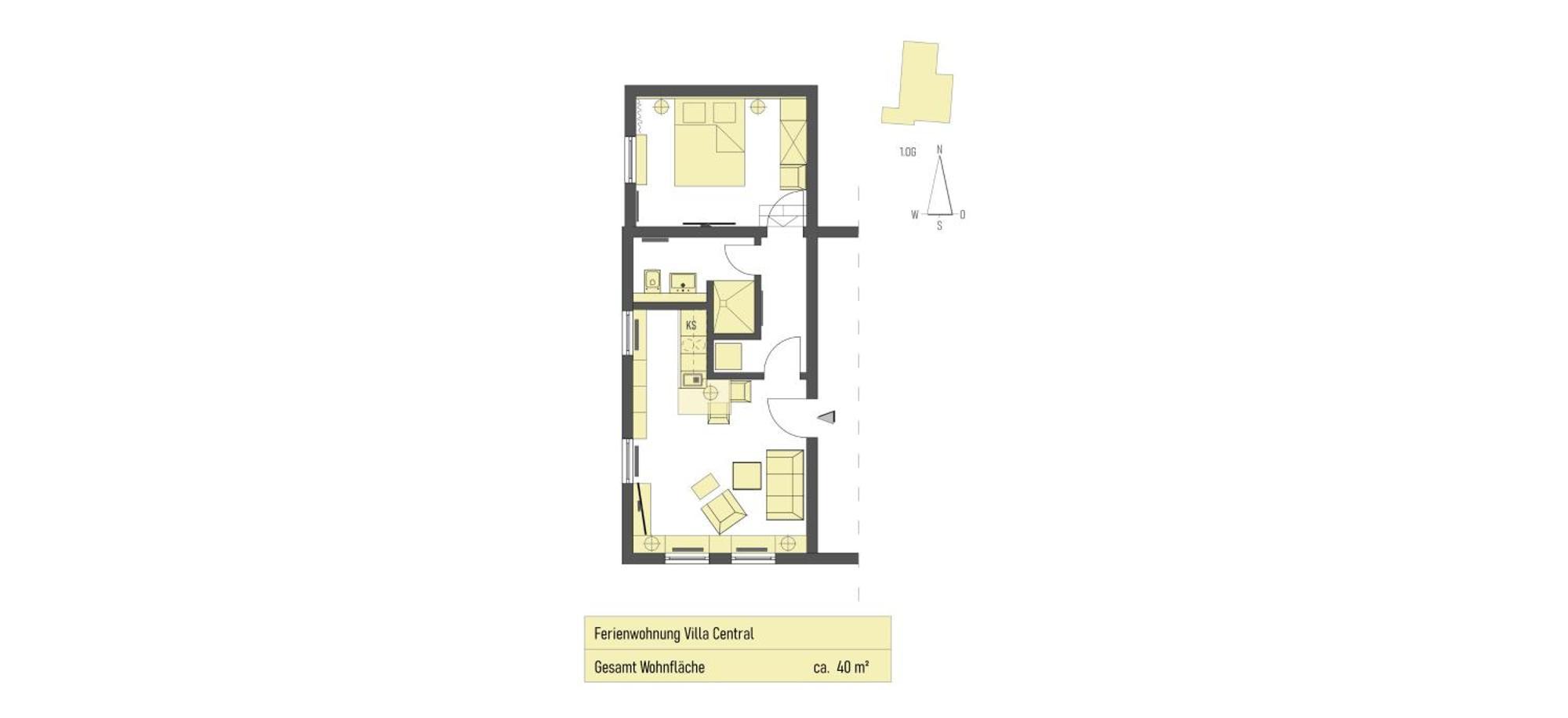 Ferienwohnung Villa Central - Luettje Nuest บอร์คุม ภายนอก รูปภาพ